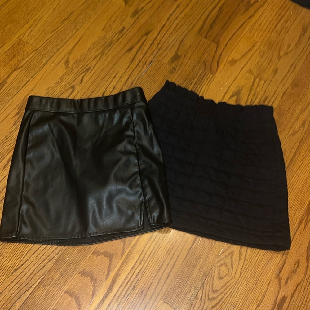 2 black kids 7/8 skirts